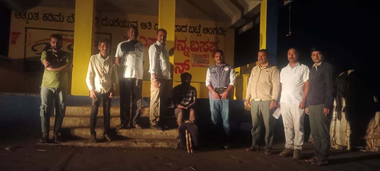 ಬೆಳಗಾವಿಯಲ್ಲಿ ಆನೆ ದಂತ ಮಾರಾಟ: ಓರ್ವನ ಬಂಧನ