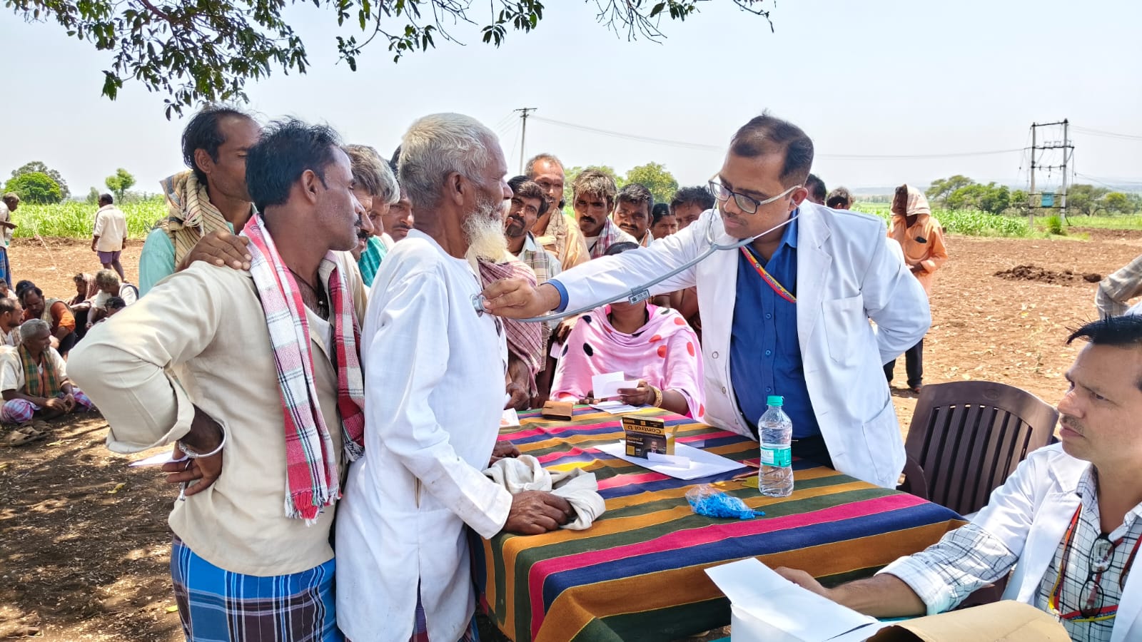 ನರೇಗಾ ಕೂಲಿಕಾರರಿಗೆ ಉಚಿತ ಆರೋಗ್ಯ ಶಿಬಿರ ಆಯೋಜನೆ