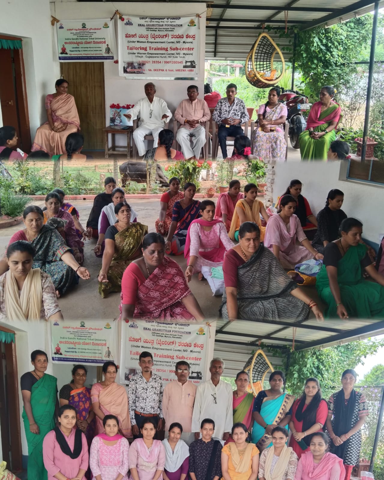 ಏಕಲ್ ಗ್ರಾಮೋಥಾನ್ ಫೌಂಡೇಶನ್ ವತಿಯಿಂದ ಅಂತರರಾಷ್ಟ್ರೀಯ ಯೋಗ ದಿನಾಚರಣೆ