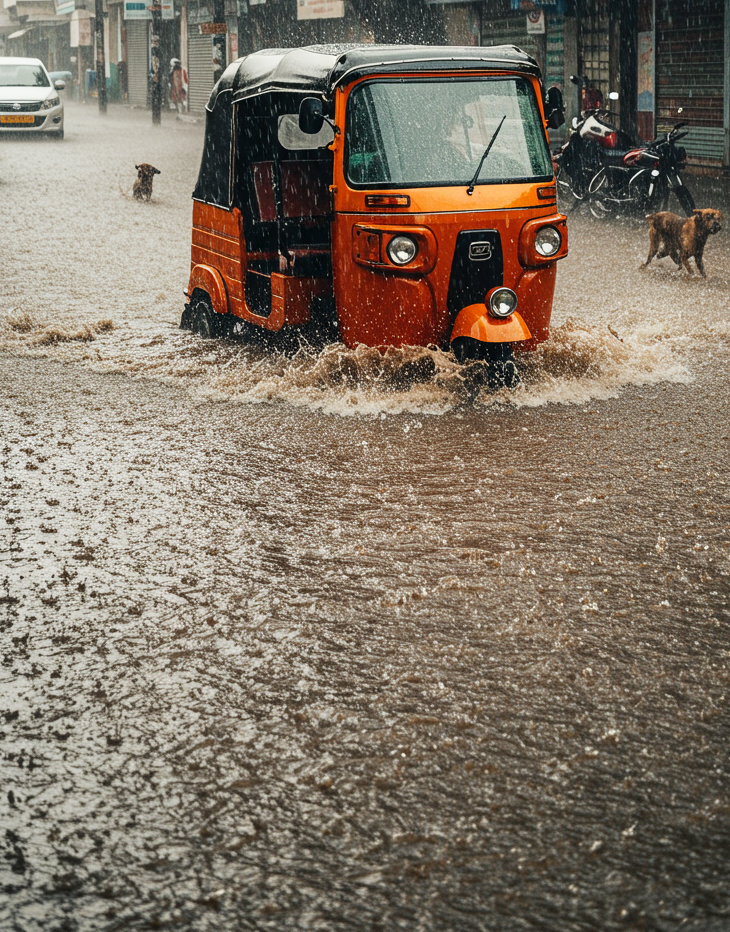 ಬೆಳಗಾವಿ: ಧಾರಾಕಾರ ಮಳೆಗೆ ಆಟೋ ಚಾಲಕ ಕೊಚ್ಚಿಹೋಗಿ ದುರ್ಮರಣ