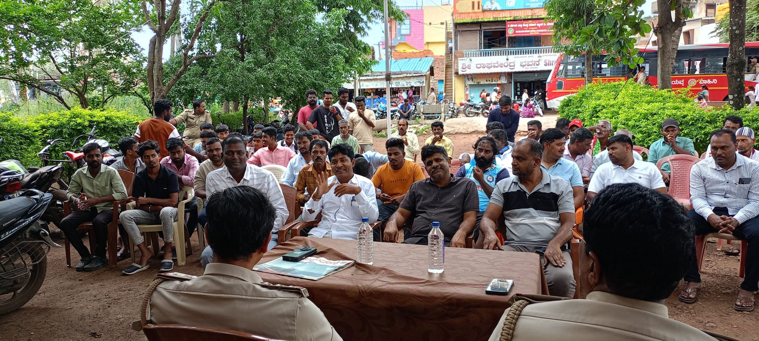 ಪಾಶ್ಚಾಪೂರ ಪೊಲೀಸ್ ಠಾಣೆಯಲ್ಲಿ ಗಣೇಶೋತ್ಸವ ಪೂರ್ವಭಾವಿ ಸಭೆ